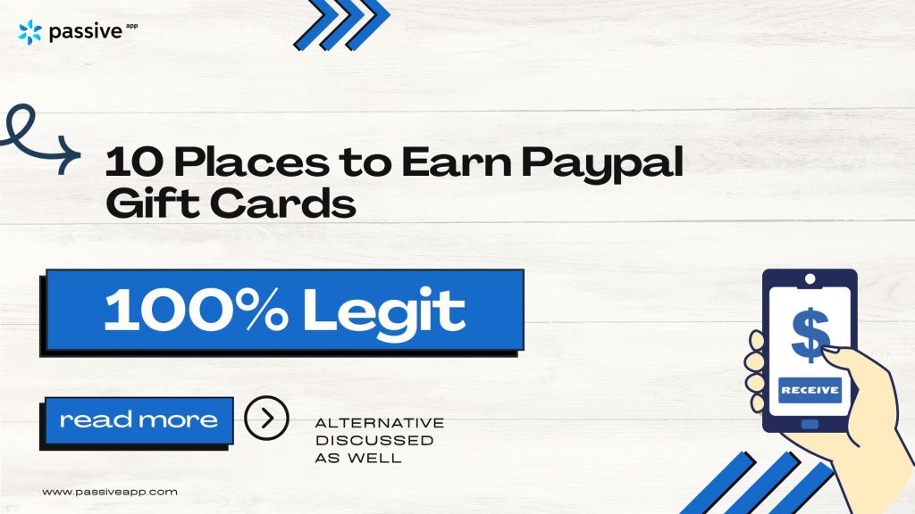 10 Places to Earn Paypal Gift Cards