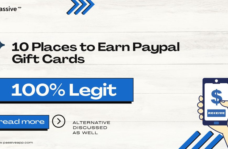 10 Places to Earn Paypal Gift Cards