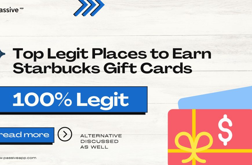 Top Places to Earn Startbucks gift Cards