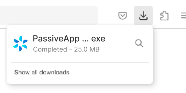 Passive App Executable File